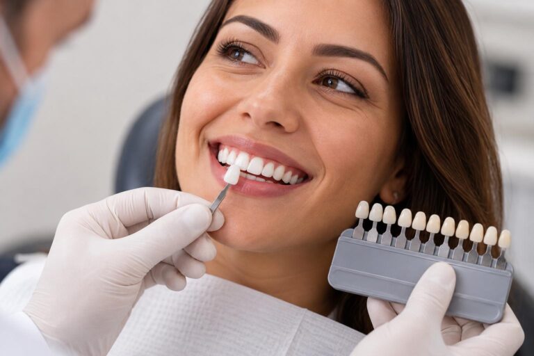 Posso Escolher a Cor das Minhas Lentes de Contato Dental